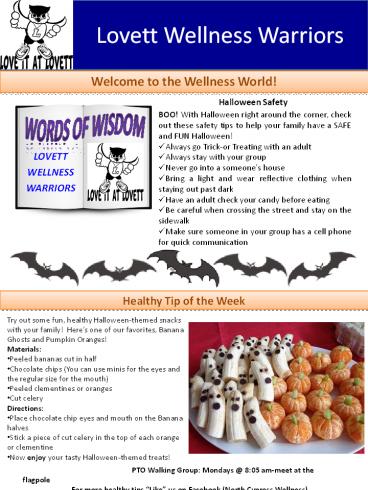 Lovett Wellness Warriors