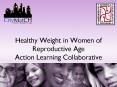 Healthy Weight in Women of Reproductive Age Action Learning Collaborative PowerPoint PPT Presentation