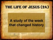 The Life of Jesus (24)