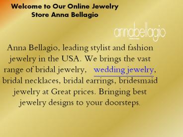 Greatest Online Jewelry Store in USA