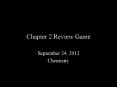 Chapter 2 Review Game PowerPoint PPT Presentation
