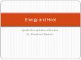 Specific Heat and Heat of Reaction PowerPoint PPT Presentation