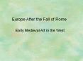 Europe After the Fall of Rome PowerPoint PPT Presentation