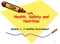 Health, Safety and Nutrition PowerPoint PPT Presentation