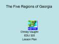 The Five Regions of Georgia PowerPoint PPT Presentation
