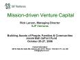 Mission-driven Venture Capital PowerPoint PPT Presentation
