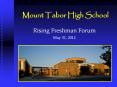 Mount Tabor High School PowerPoint PPT Presentation