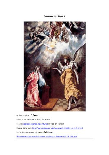 Anunciación 1 -- Artisoo