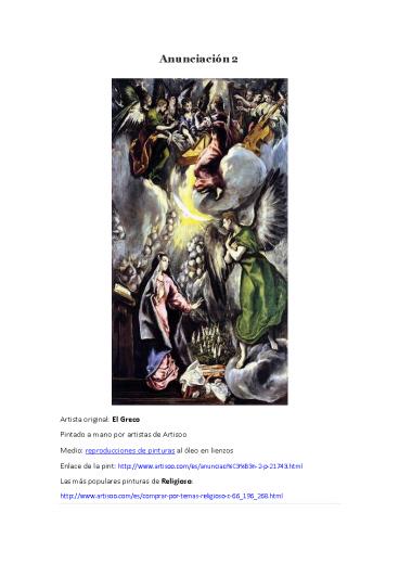 Anunciación 2 -- Artisoo