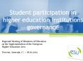 Student participation in higher education institutions governance PowerPoint PPT Presentation