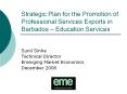 Strategic Plan for the Promotion of Professional Services Exports in Barbados  PowerPoint PPT Presentation