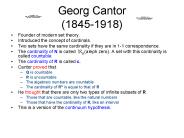 Georg Cantor (1845-1918)