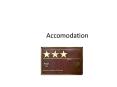 Accomodation PowerPoint PPT Presentation