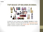 Top Beauty care brands in India