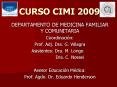CURSO CIMI 2009 PowerPoint PPT Presentation