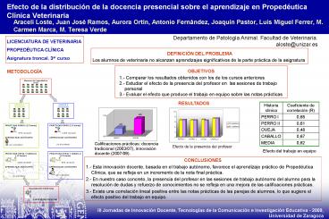 Efecto de la distribuci