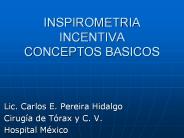 INSPIROMETRIA INCENTIVA CONCEPTOS BASICOS