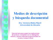 Medios de descripci