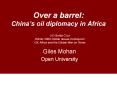 Over a barrel: China PowerPoint PPT Presentation