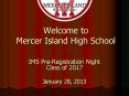 Welcome to Mercer Island High School PowerPoint PPT Presentation