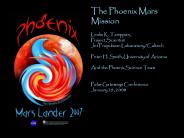 The Phoenix Mars Mission