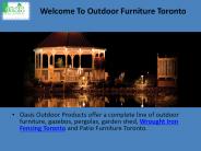 Welcome To Outdoor Furniture Toronto