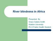 River blindness in Africa
