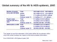 Global summary of the HIV PowerPoint PPT Presentation