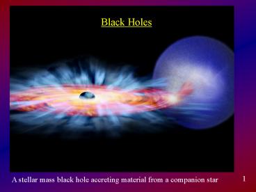 Black Holes