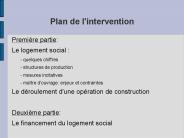 Plan de l'intervention