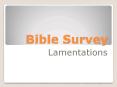 Bible Survey PowerPoint PPT Presentation