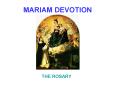 MARIAM DEVOTION PowerPoint PPT Presentation