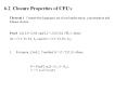 Theorem 1 Context-free languages are closed under union, concatenation and Kleene closure. PowerPoint PPT Presentation