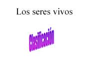 Los seres vivos