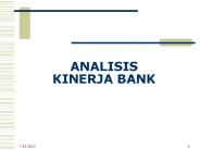 ANALISA KINERJA BANK