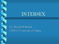 INTERSEX PowerPoint PPT Presentation