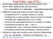 First-Order Logic (FOL)