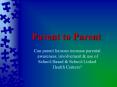 Parent to Parent PowerPoint PPT Presentation