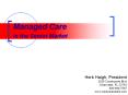 Managed Care in the Senior Market PowerPoint PPT Presentation
