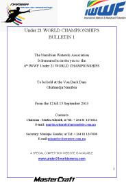 Under 21 WORLD CHAMPIONSHIPS
