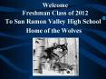 Welcome Freshman Class of 2012 PowerPoint PPT Presentation