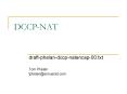 DCCP-NAT PowerPoint PPT Presentation