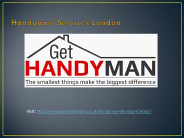 Handyman Services London