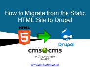 Switching a Static HTML Site to Drupal Automatedly