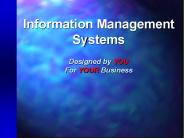 Information Management Systems