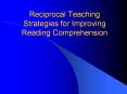 Reciprocal Teaching Strategies for Improving Reading Comprehension PowerPoint PPT Presentation