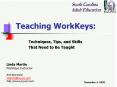 Teaching WorkKeys: PowerPoint PPT Presentation