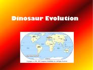 Dinosaur Evolution