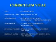CURRICULUM VITAE