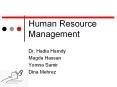 Human Resource Management PowerPoint PPT Presentation